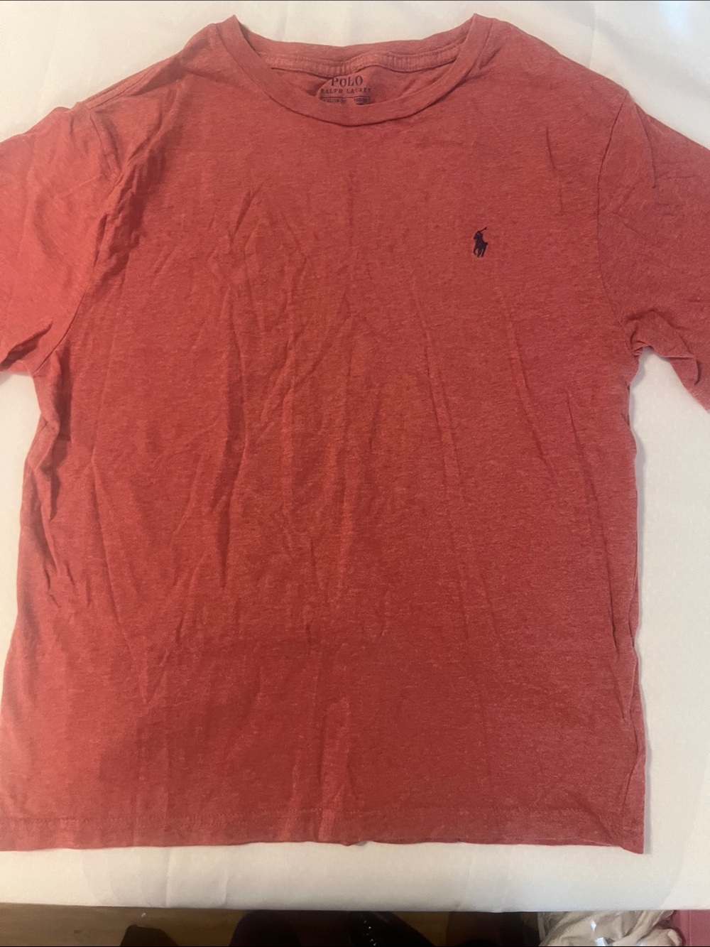 Polo by Ralph Lauren Boys Rust Red Short Sleeve Crew Tee